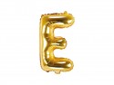 Ballon mylar lettre ''E''- 35cm - or
