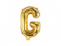 Ballon mylar lettre ''G''- 35cm - or