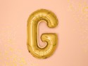 Ballon mylar lettre ''G''- 35cm - or