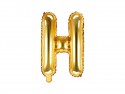 Ballon mylar lettre ''H''- 35cm - or