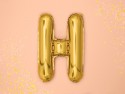 Ballon mylar lettre ''H''- 35cm - or