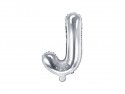 Ballon mylar lettre ''J''- 35cm - argent