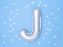 Ballon mylar lettre ''J''- 35cm - argent