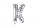 Ballon mylar lettre ''K''- 35cm - argent