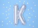 Ballon mylar lettre ''K''- 35cm - argent