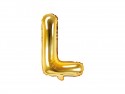 Ballon mylar lettre ''L''- 35cm - or