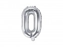 Ballon mylar lettre ''O''- 35cm - argent