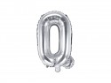 Ballon mylar lettre ''Q''- 35cm - argent