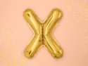 Ballon mylar lettre ''X''- 35cm - or