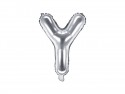 Ballon mylar lettre ''Y''- 35cm - argent
