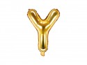 Ballon mylar lettre ''Y''- 35cm - or