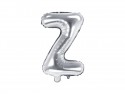 Ballon mylar lettre ''Z''- 35cm - argent