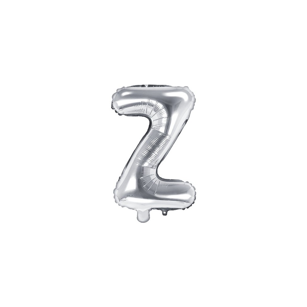 Ballon mylar lettre ''Z''- 35cm - argent