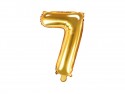 Ballon mylar Chiffre ''7''- 35cm - or