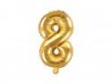 Ballon mylar Numeral ''8''- 35cm - or