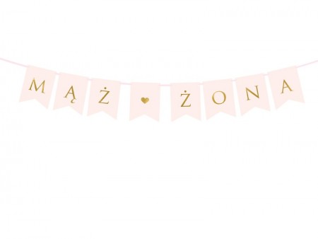 Bannière Wife Husband - rose