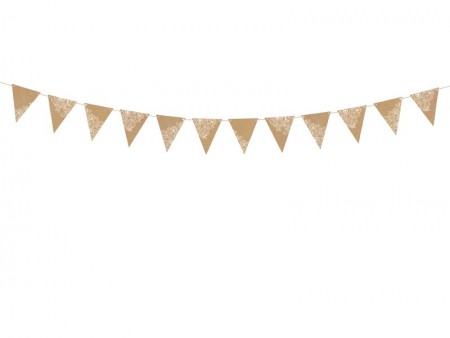 Guirlande Drapeaux kraft