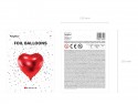 Ballon mylar Coeur - 45cm - rouge