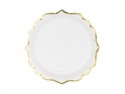 6 Assiettes en papier - blancs