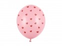 50 Ballons 30 cm - Coeurs - rose pastel