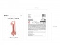 Ballon chiffre rose gold mylar - 40cm