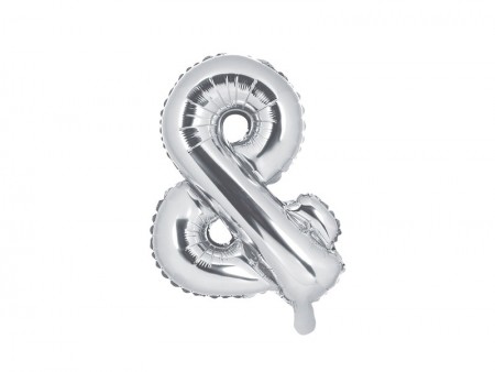 Ballon mylar &- 35cm - argent