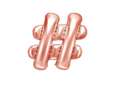 Ballon mylar hashtag- 35cm...