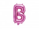 Ballon mylar Lettre ''B''- 35cm - rose foncé