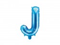 Ballon mylar lettre ''J''- 35cm - bleu