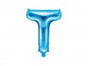 Ballon mylar lettre ''T''- 35cm - bleu