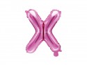 Ballon mylar Lettre ''X''- 35cm - rose foncé