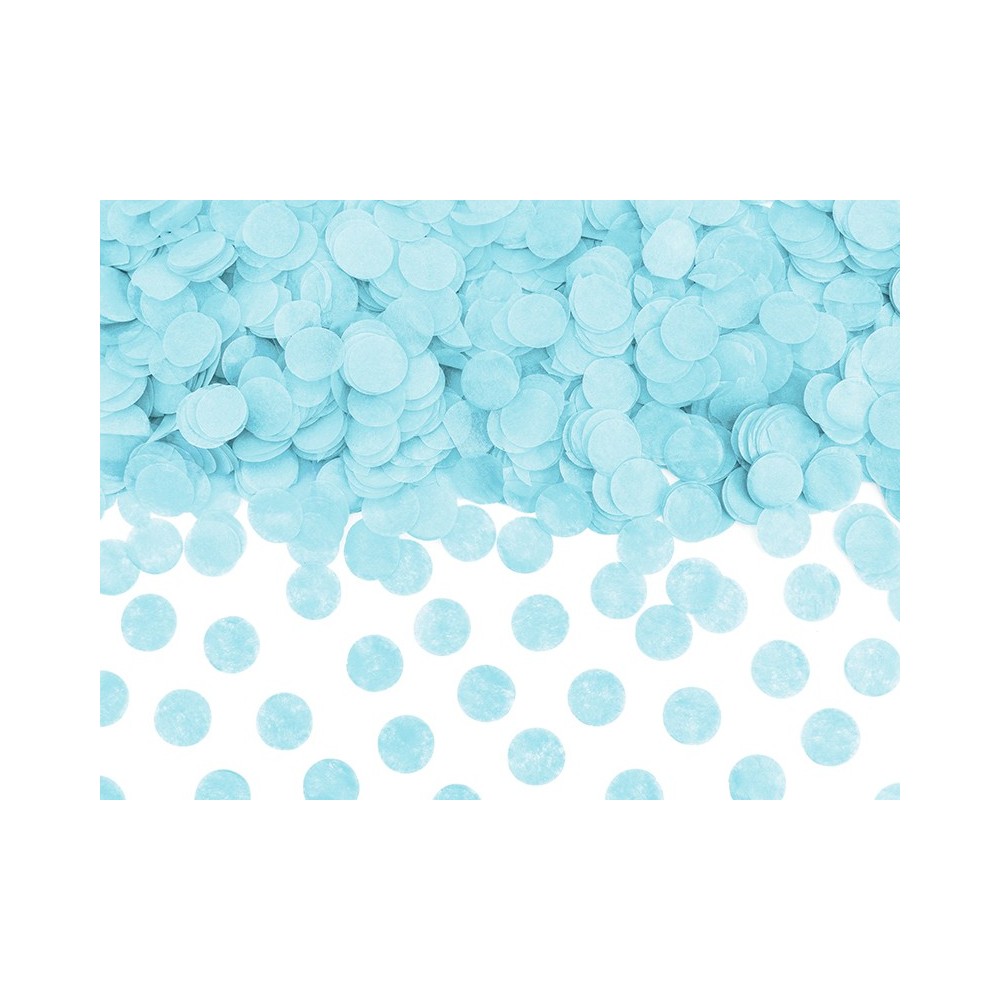 Confettis Cercles - bleu clair