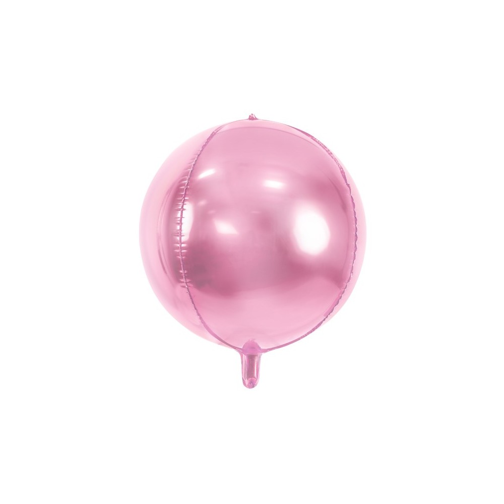Ballon mylar Boule - 40cm - rose vif