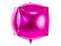 Ballon mylar Cubic - rose foncé