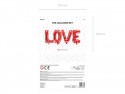 Ballon mylar Love - rouge