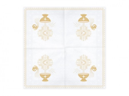 20 Serviettes de baptême -...