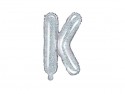 Ballon mylar Lettre ''K''- 35cm - holographique