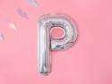 Ballon mylar lettre ''P''- 35cm - holographique