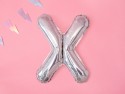 Ballon mylar lettre ''X''- 35cm - holographique