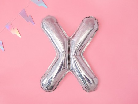 Ballon mylar lettre ''X''-...