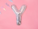 Ballon mylar lettre ''Y''- 35cm - holographique