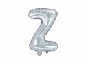 Ballon mylar lettre ''Z''- 35cm - holographique