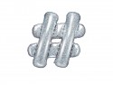 Ballon mylar hashtag- 35cm - holographique