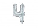 Ballon mylar Chiffre 4''- 35cm - holographique