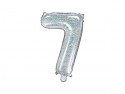 Ballon mylar Chiffre ''7''- 35cm - holographique