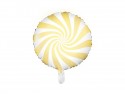 Ballon mylar Bonbon - 35cm - jaune vif
