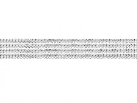 Ruban en strass - argent -...