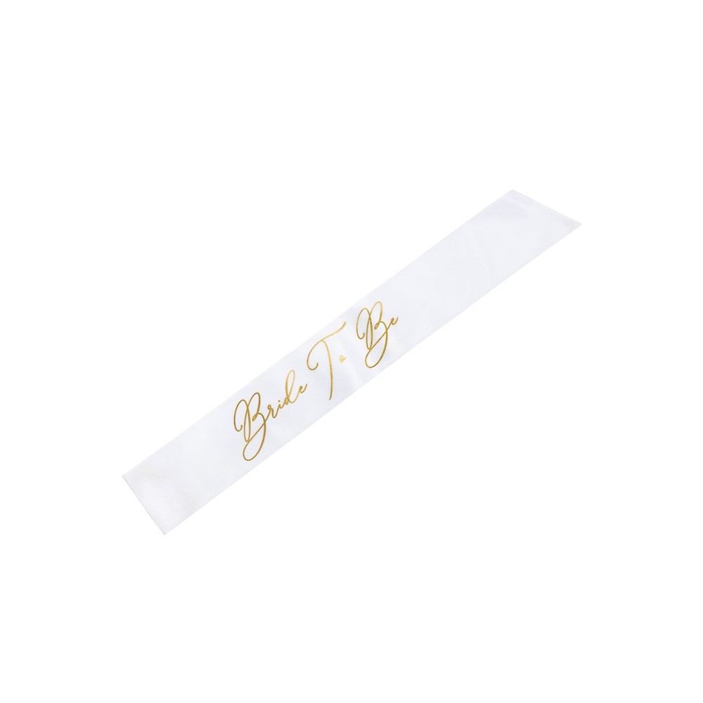 Echarpe Bride to be - blanc