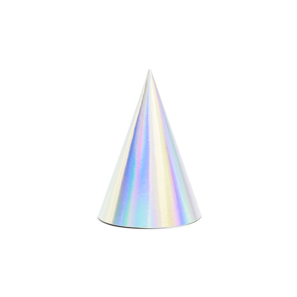 6 Chapeaux de fête - iridescentes