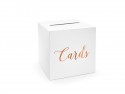 Urne de mariage - Cartes - or rose